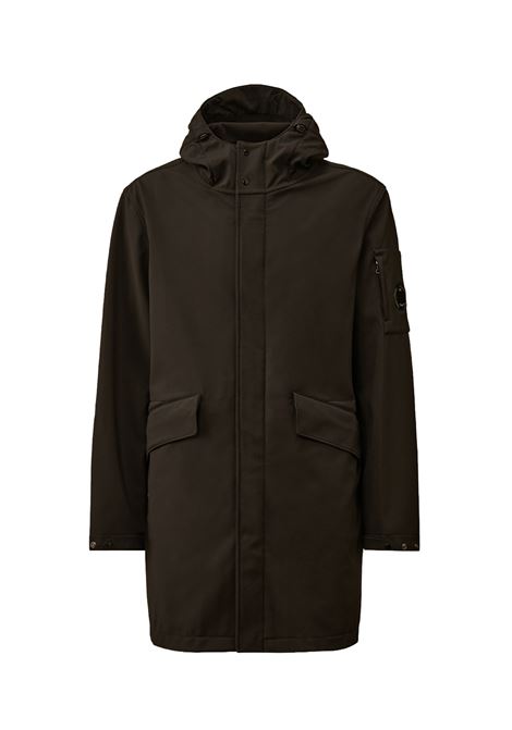 giacca shell-r hooded parka uomo nera C.P. COMPANY | 19CMOW004A-006097A |999